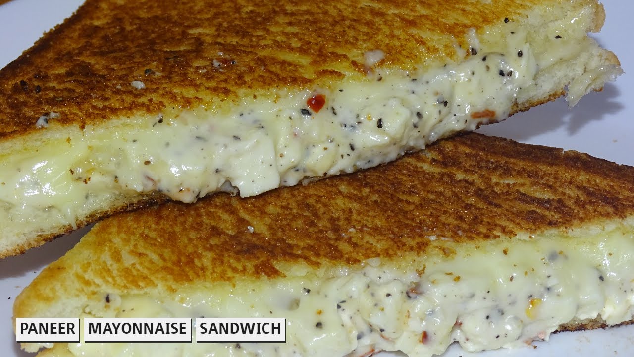 Paneer Mayonnaise Sandwich l Healthy Sandwich for Kids l Healthy Lunch Box Recipe for Kids.