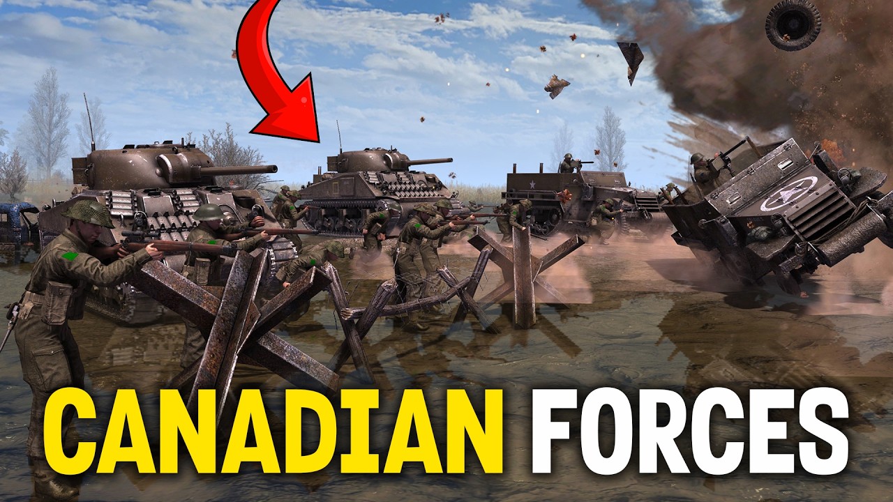 NEW CANADIAN ARMY in Gates of Hell is.. INCREDIBLE! | GoH WW2 RTS Conquest gameplay