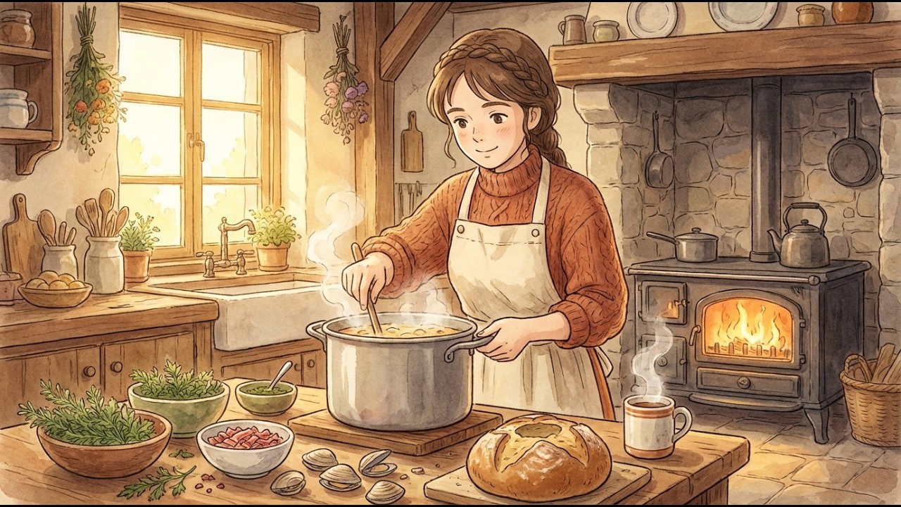 Cozy Traditional Cooking | Ghibli Style Slow Living | Ghibli Style Cooking
