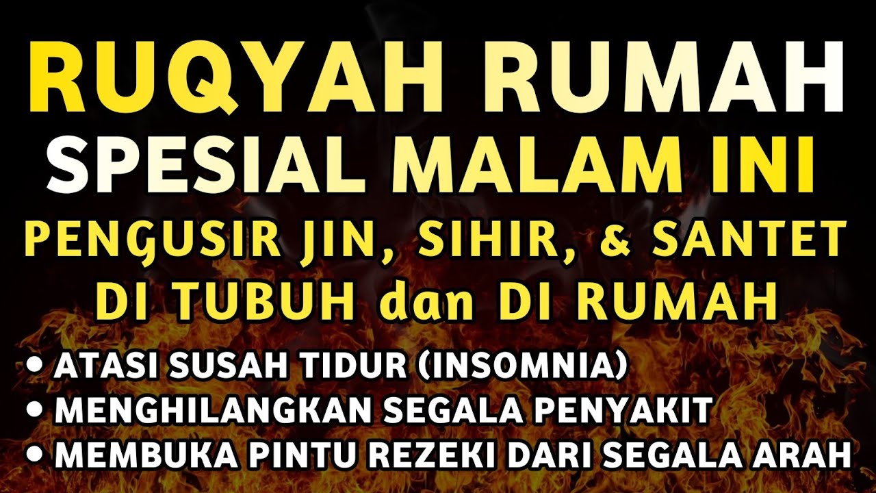RUQYAH RUMAH PENGUSIR JIN, S3T4N & SIHIR DI RUMAH & TUBUH, PENENANG HATI & FIKIRAN | BY ALAA AQEL