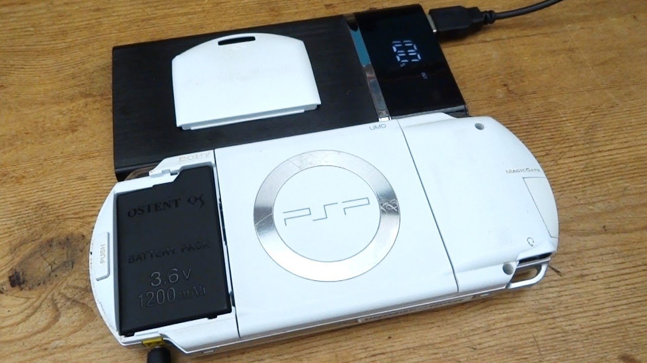 PSP 3000 Battery On PSP 1000 Mod!