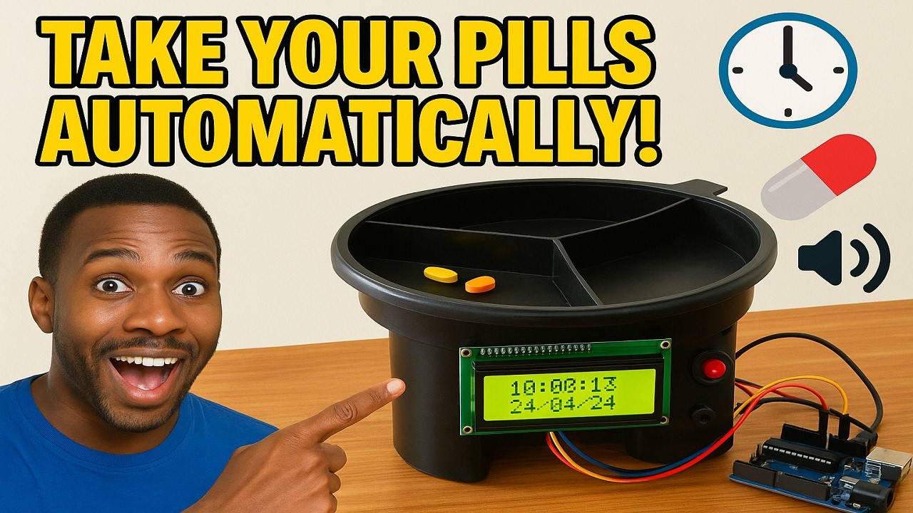 Arduino Automatic Pill Dispenser | Real-Time Alarm Demo for Medicine Reminder Project