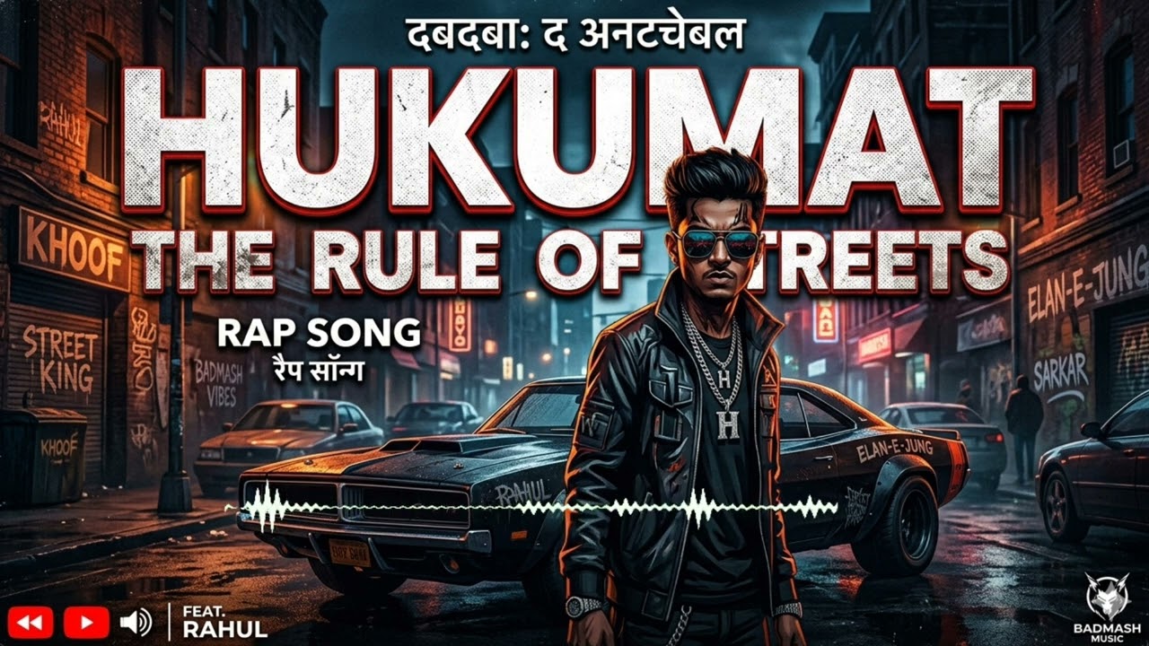 HUKUMAT: The Rule of Streets ।shabd astra music। #rapsong #rap #hindirap 