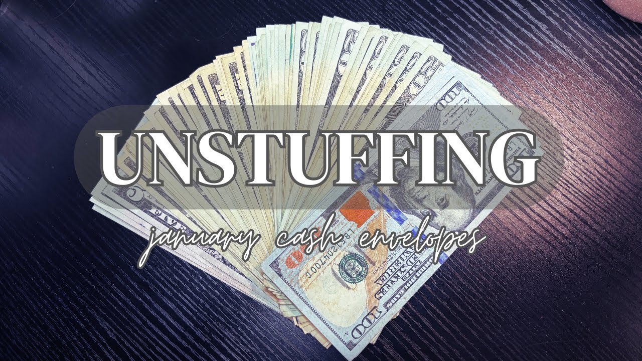 January Cash Unstuffing & Condensing | Monthly Cash Envelope Budget Reset