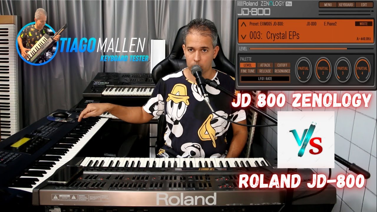 ROLAND JD-800  VS Roland JD-800 Model Expansion for ZENOLOGY (COMPARA&Ccedil;&Atilde;O) by TIAGO MALLEN