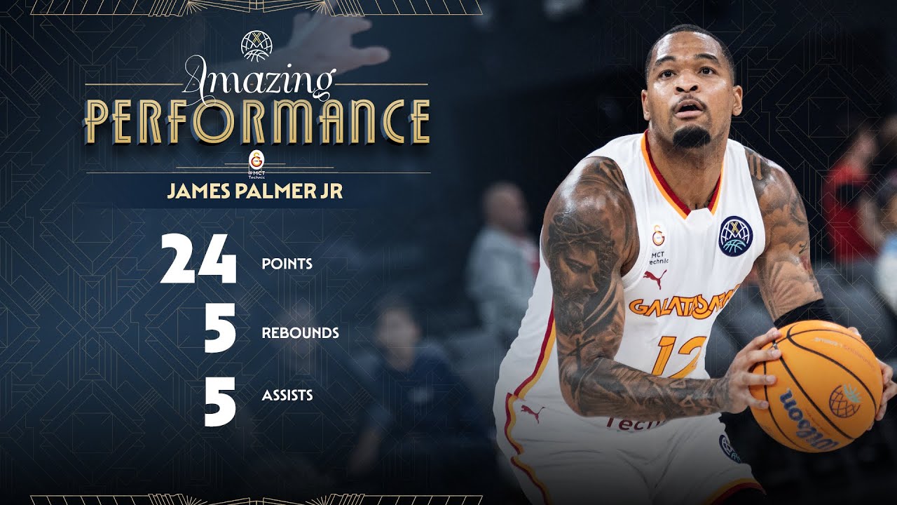 James Palmer Jr (24 PTS) | Player Highlights | TOF v HERZ | #BasketballCL 2025-26