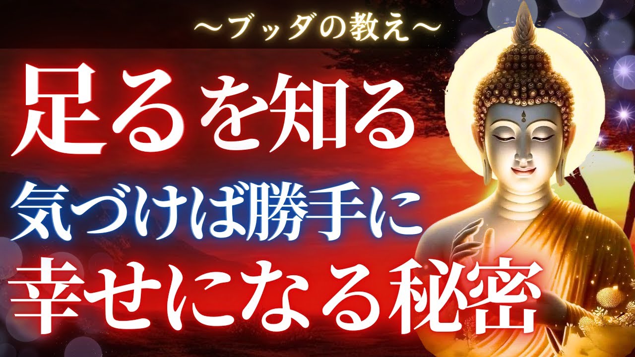 【ブッダの教え】完全版！幸せを見失ったら何度もみてください。これが本当の幸せを見つける方法です【足るを知る】