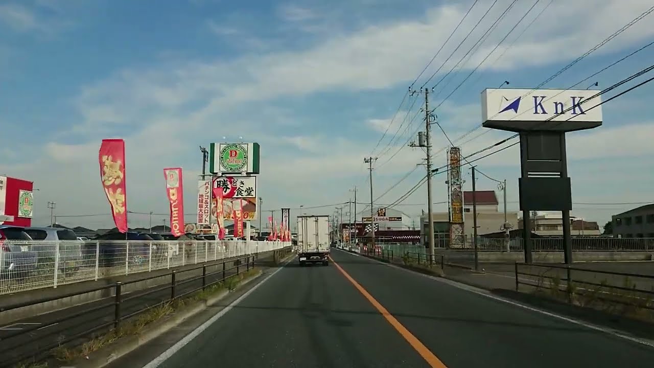 2022/10/23　埼玉県上里町　国道17号　勅使河原 → 神保原町