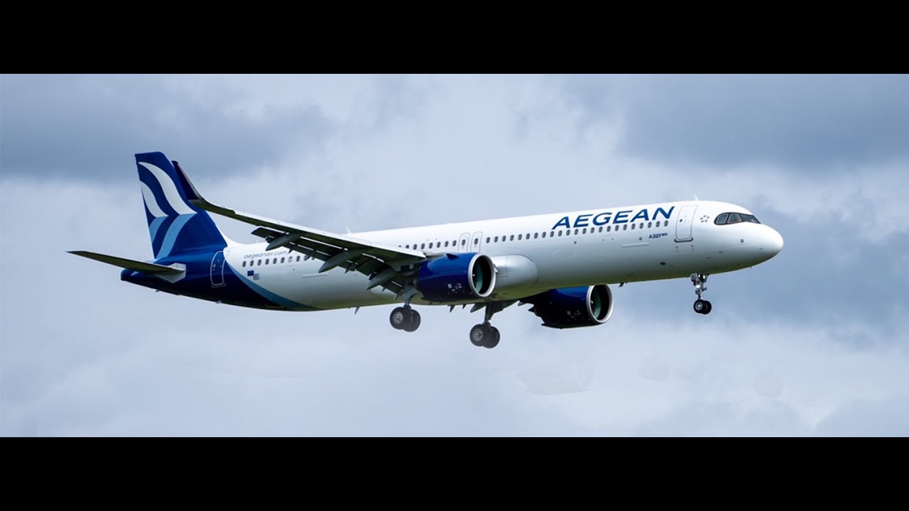 Aegean A3655 | Rome-Athens | Airbus A321Neo Economy