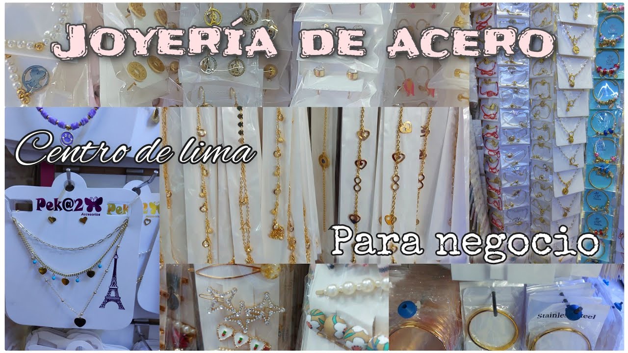 Joyería de acero  x  mayor-CENTRO DE LIMA....ARETES,Pulseras, COLLARES,Diademas,VINCHAS..