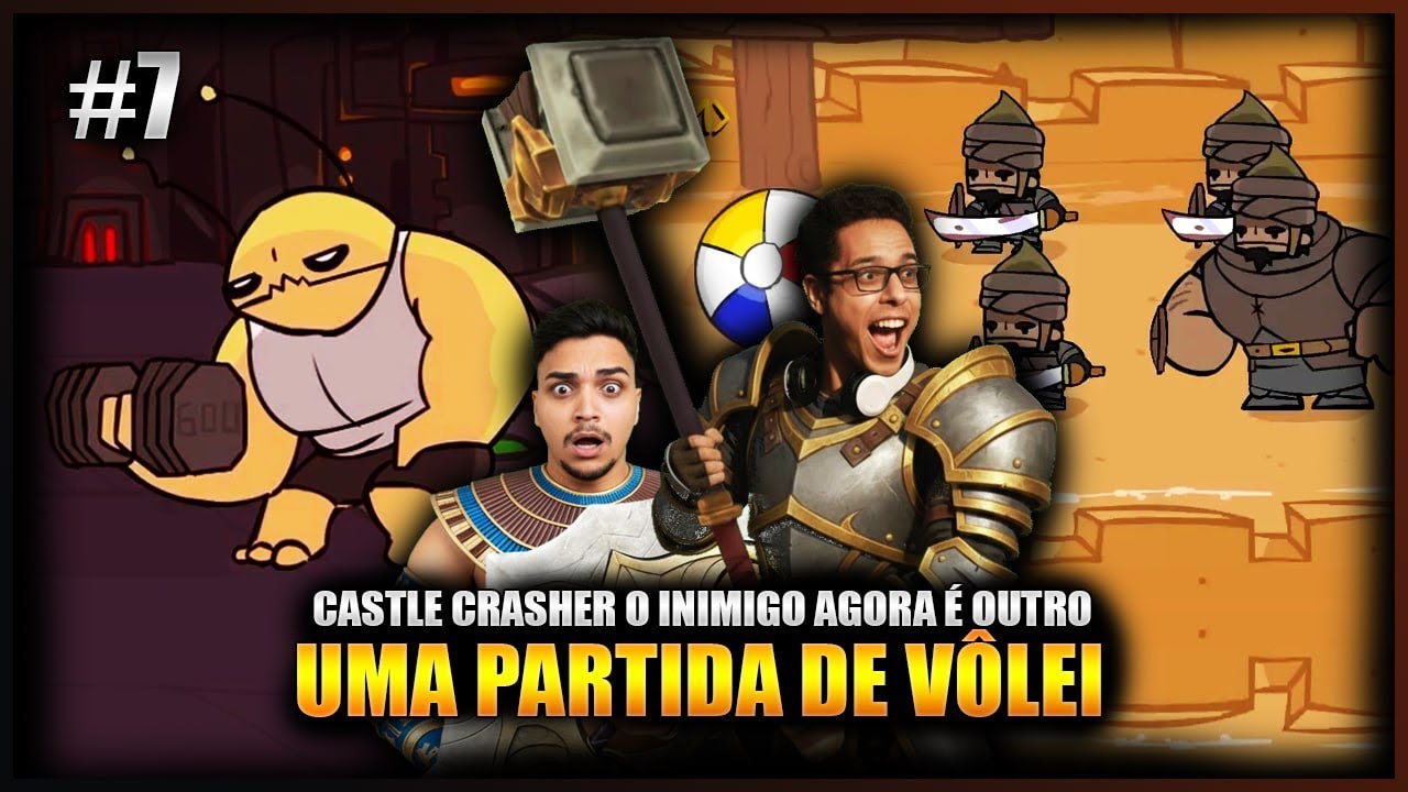 NINJAS, ALIENÍGENAS, SULTÕES E VôLEI, PRA QUE MAIS NO Castle Crashers? #7