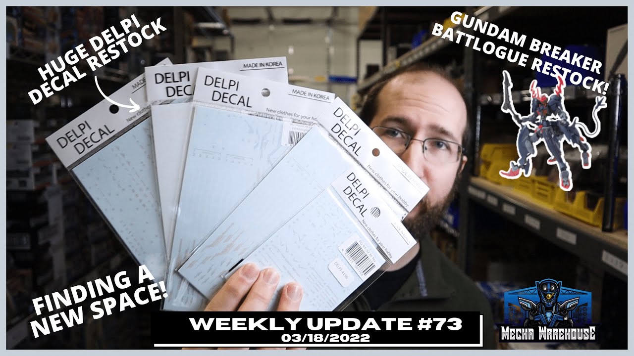 Weekly update #73 - Huge Delpi Decal Restock and Finding A New Space