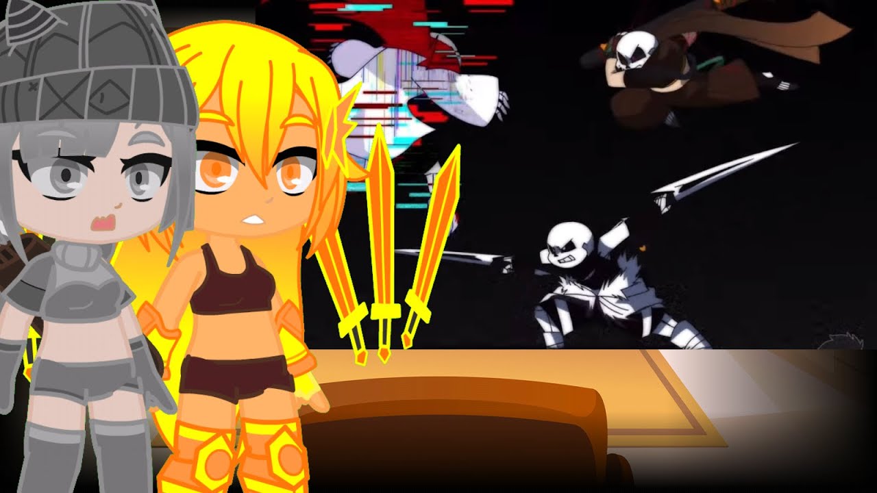 Mob Talker React to Underverse 0.7 Part 2: Fatal Error Vs Cross and Ink