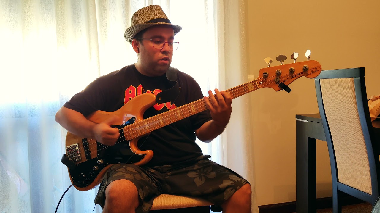 It's Too Funky In Here - James Brown - Bass Cover by Joel Maia