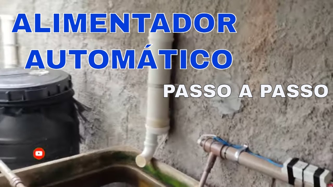 COMO FAZER UM ALIMENTADOR AUTOMÁTICO CASEIRO