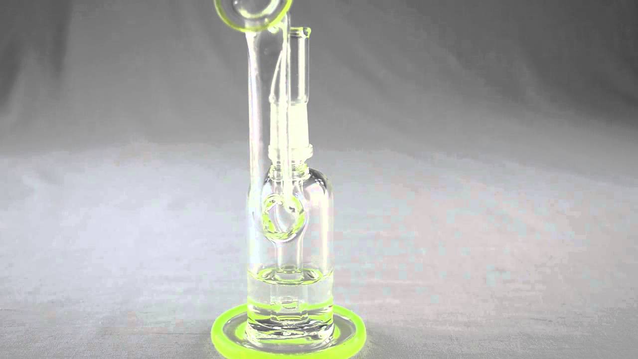HOUSAM  2-Slit 14mm Macro Bubbler w/ Flared Stand & Cylinder Dome - TheDabLab.com - 720p
