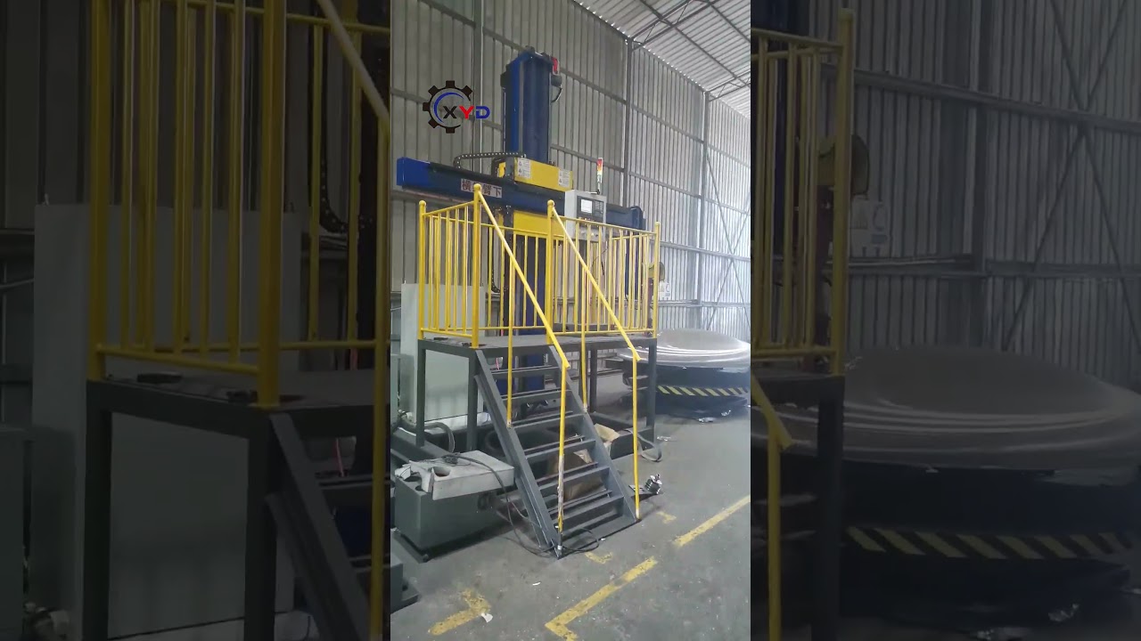 dished end polishing  machine