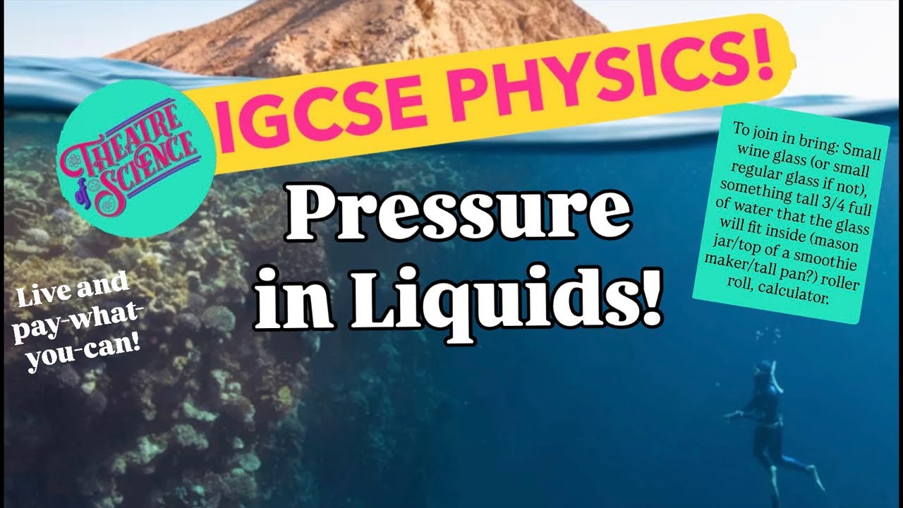 IGCSE Physics: Solids Liquids and Gases 4: Pressure in Liquids!