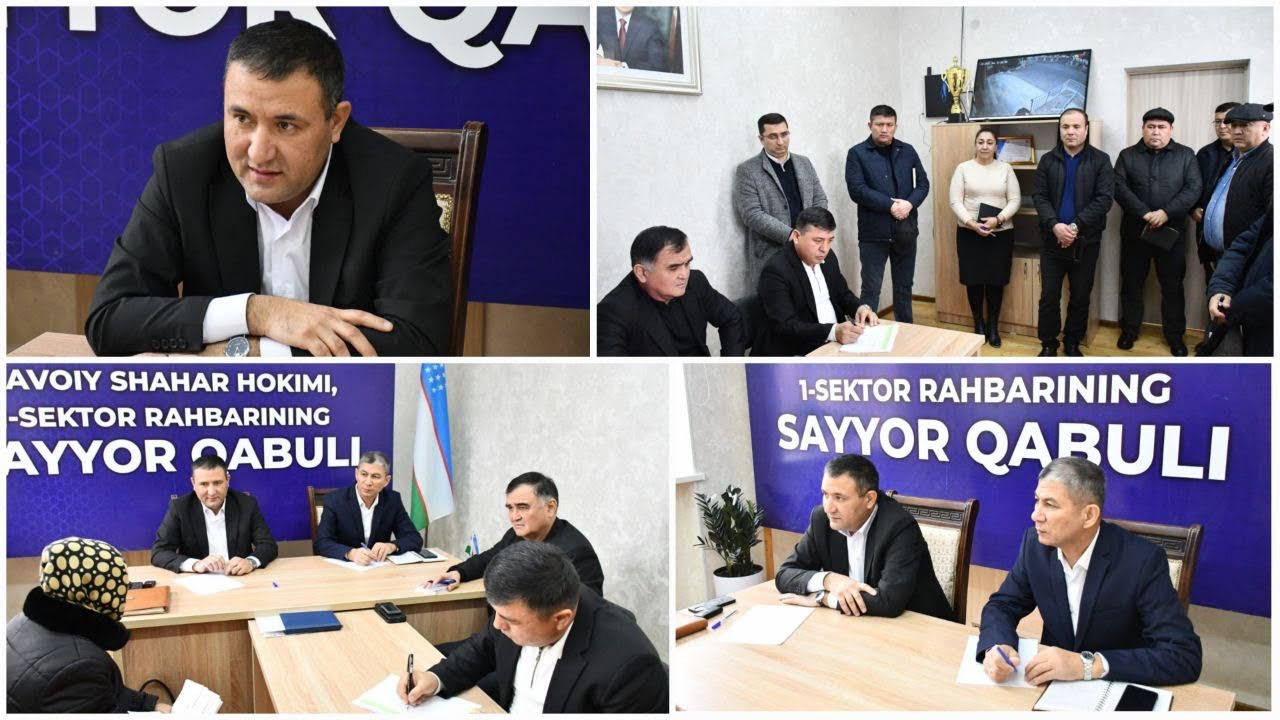 NAVOIY SHAHAR HOKIMINING NAVBATDAGI SAYYOR QABULI OʻTKAZILDI | 18.02.2025