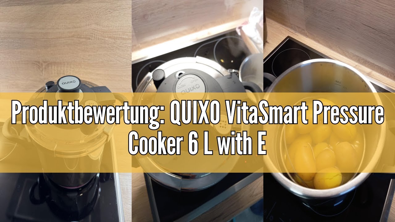 Produktbewertung: QUIXO VitaSmart Pressure Cooker 6 L with Energy Saving Holder for All Hobs [This M