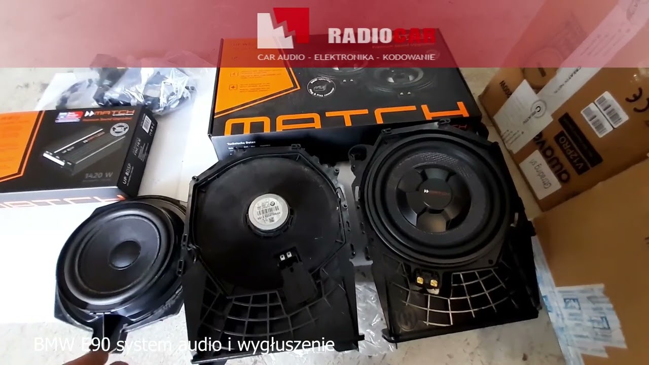 Bmw e90 system audio i wygluszenie.