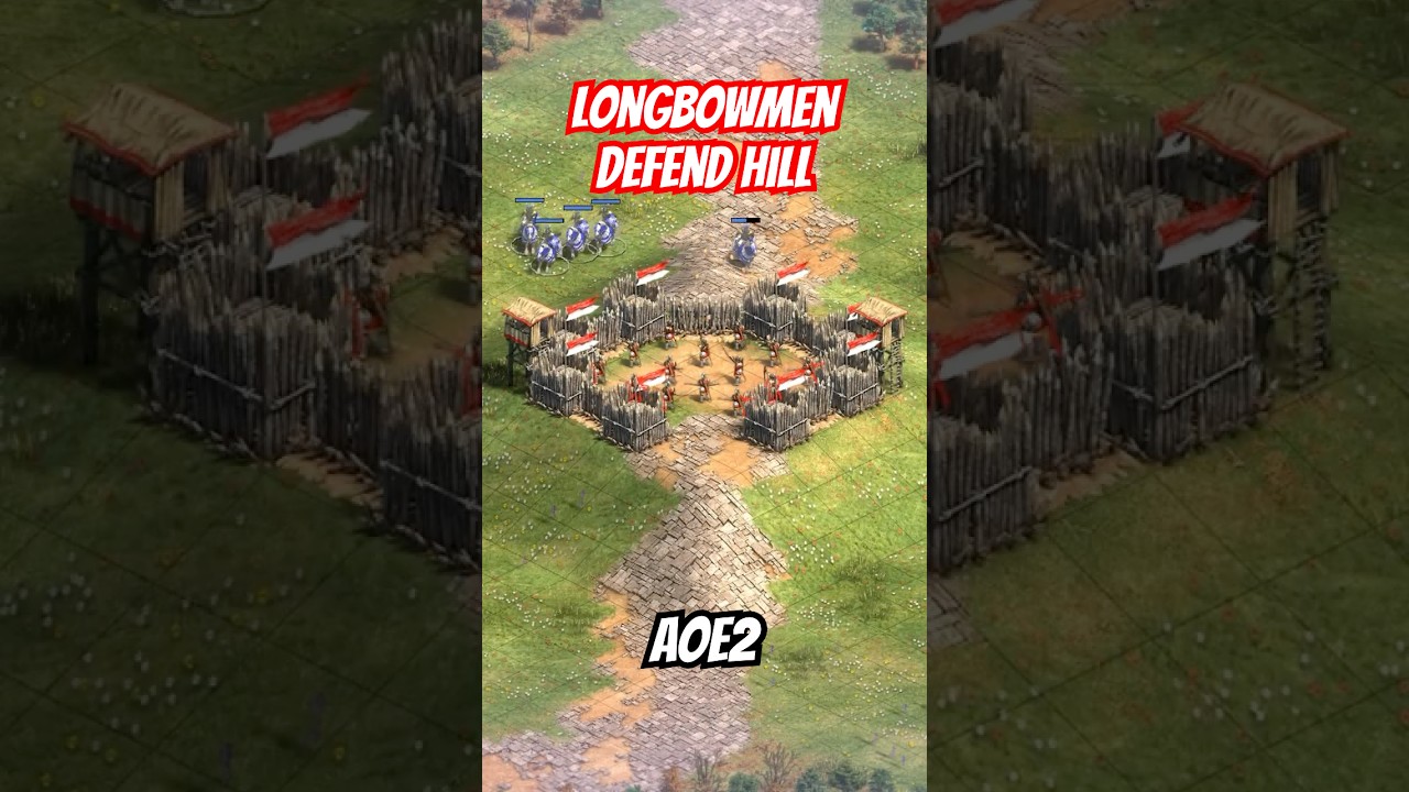 Longbowmen defend hill outpost [Custom Scenario]  #gaming