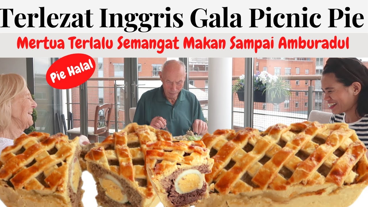 Terlezat British Gala Picnic Pie Buat Mertua Sampai Amburadul Terlalu Semangat | Picnic Pie Recipie