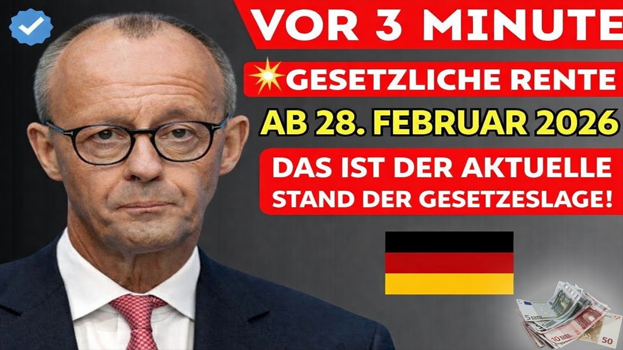 💥 Gesetzliche Rente ab 28. Februar 2026 – Das ist der aktuelle Stand der Gesetzeslage!