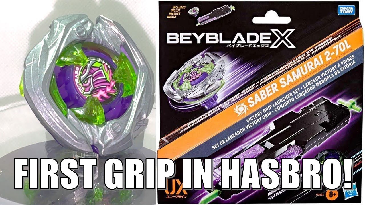 MUST HAVE SET! Saber Samurai 2-70L Victory Grip Launcher Deluxe Set Review | Spin Meter