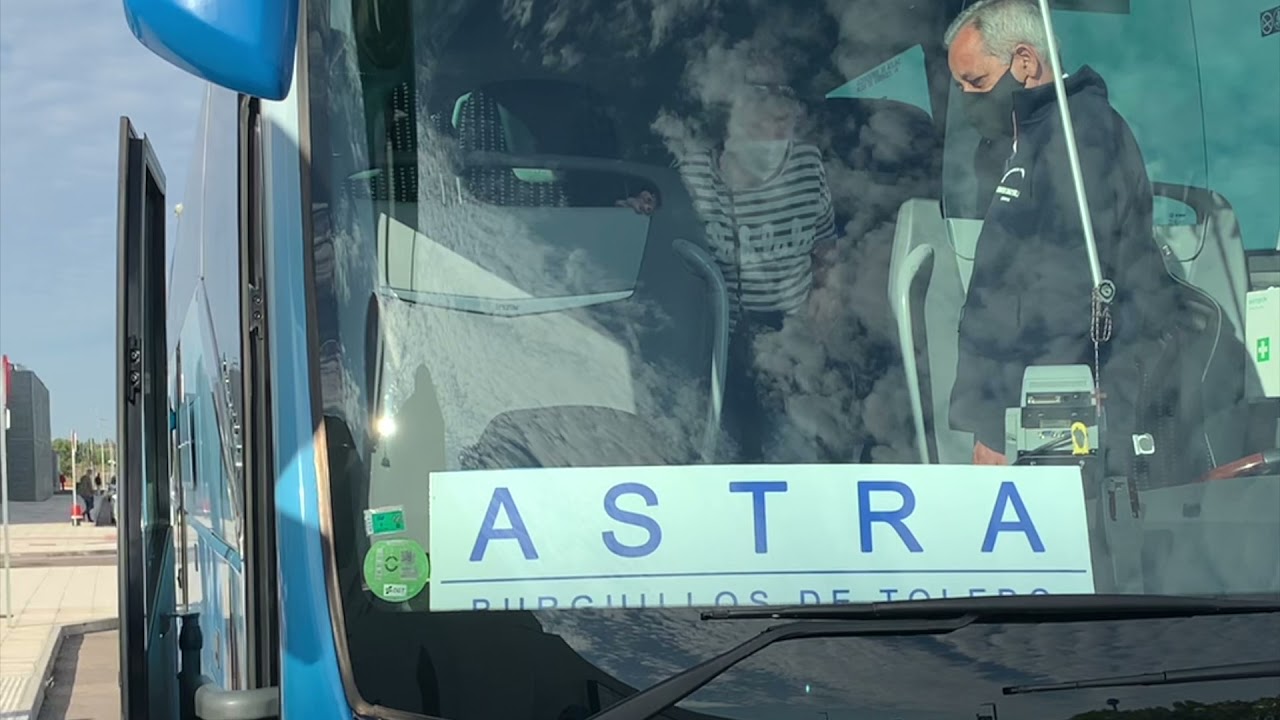 Viaje de inauguración del servicio de bus ASTRA entre Toledo y Burguillos de Toledo