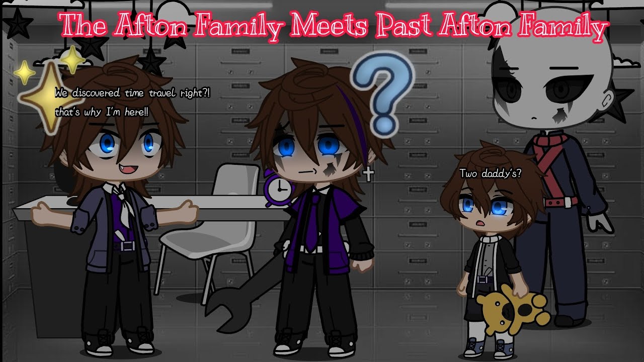 The Afton Family Meets Past Afton Family || GachaPuppies