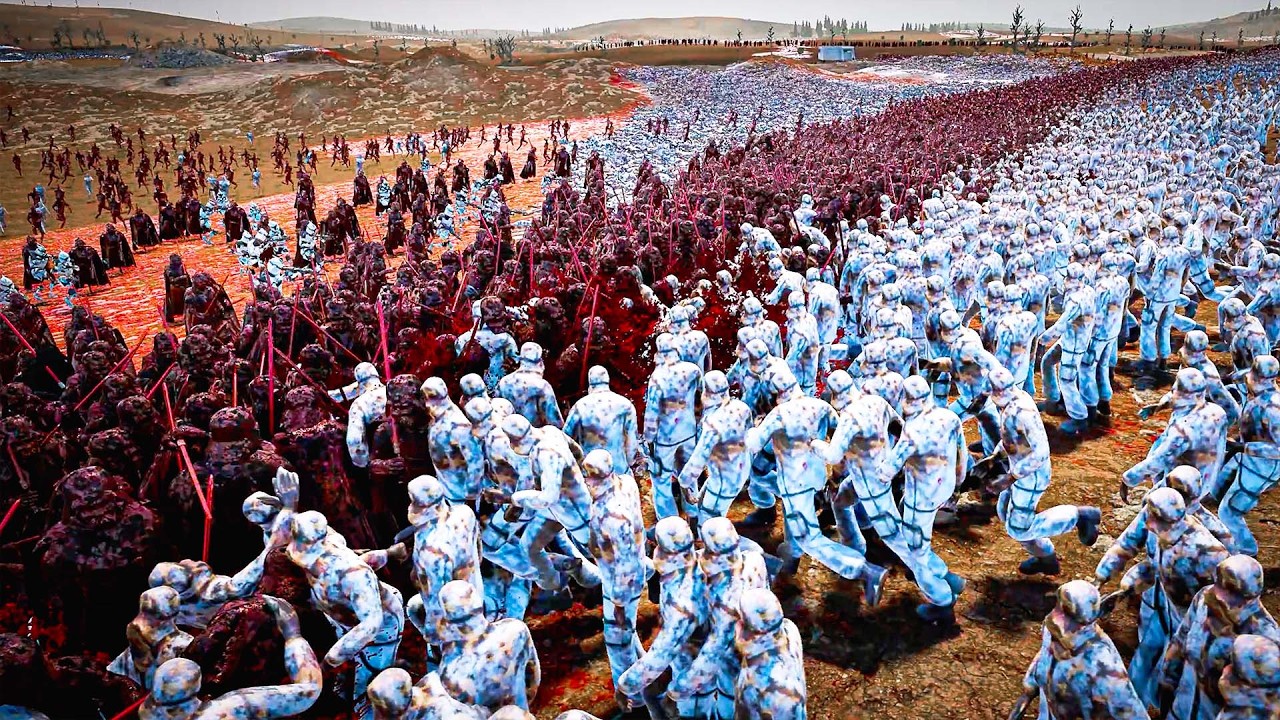 6,100,000 TOXIC ZOMBIES vs 10,000 VADER & 1,000 CLONES | UEBS2
