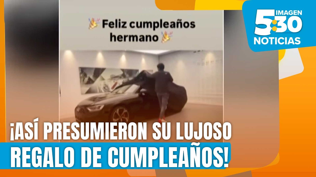 Hijos de la alcaldesa de San Cristóbal de las Casas reciben como regalo dos Audi S5 | Noticias 5:30