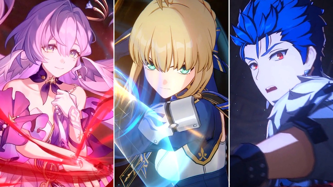 Honkai Star Rail x Fate Stay Night Collab - All Boss Fights & Story Scenes
