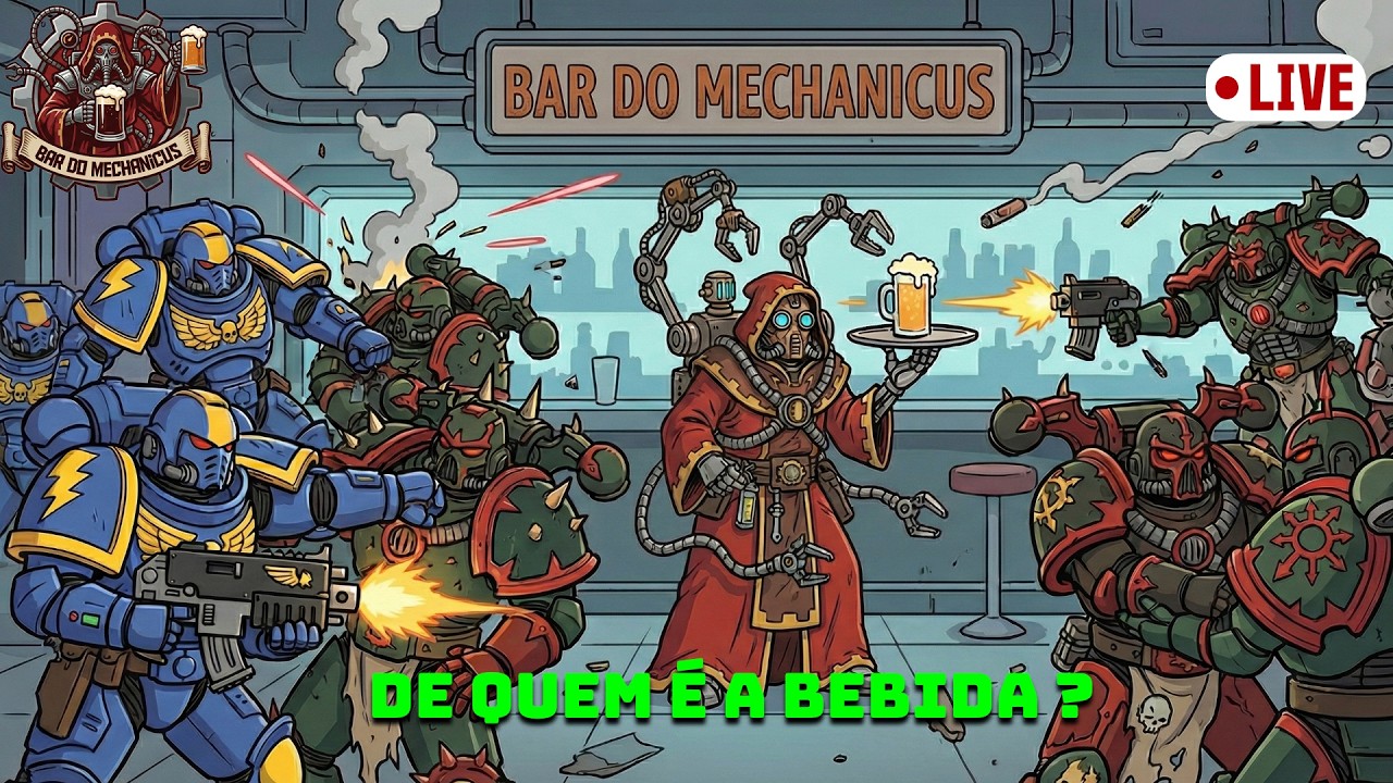 BAR DO MECHANICUS - DE QUEM É ESSE COPO ? - SPACE MARINE 2