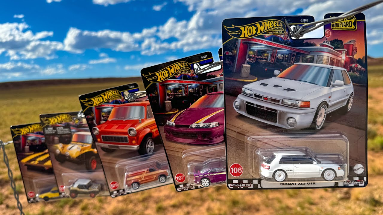 Lamley Showcase: Hot Wheels Boulevard 2024 Mix 4 in the windy middle of nowhere