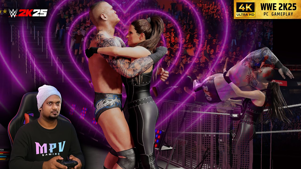 WWE 2K25 - Randy Orton vs Stephanie McMahon Romantic Match 💔🔥 | WWE Dream Storyline | 4K Cinematic
