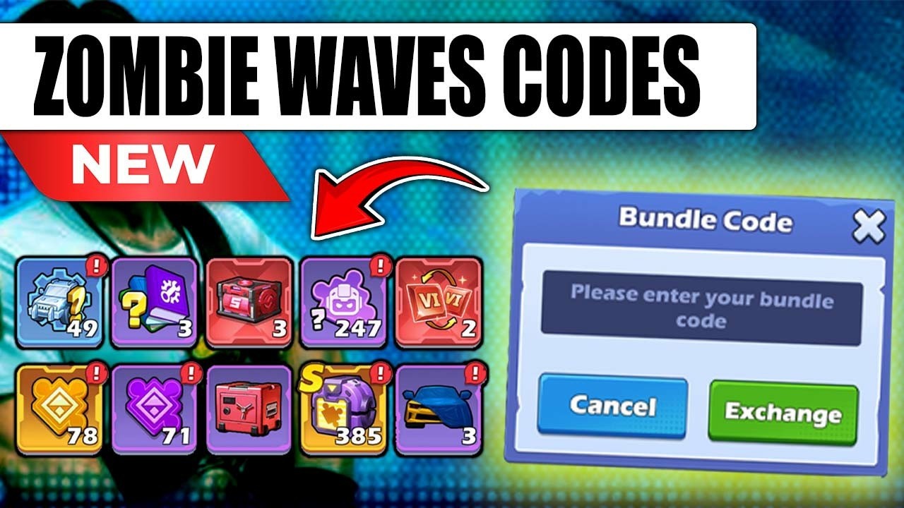 ZOMBIE WAVES CODE 2026 좀비 웨이브스 NEW ZOMBIE WAVES BUNDLE CODE