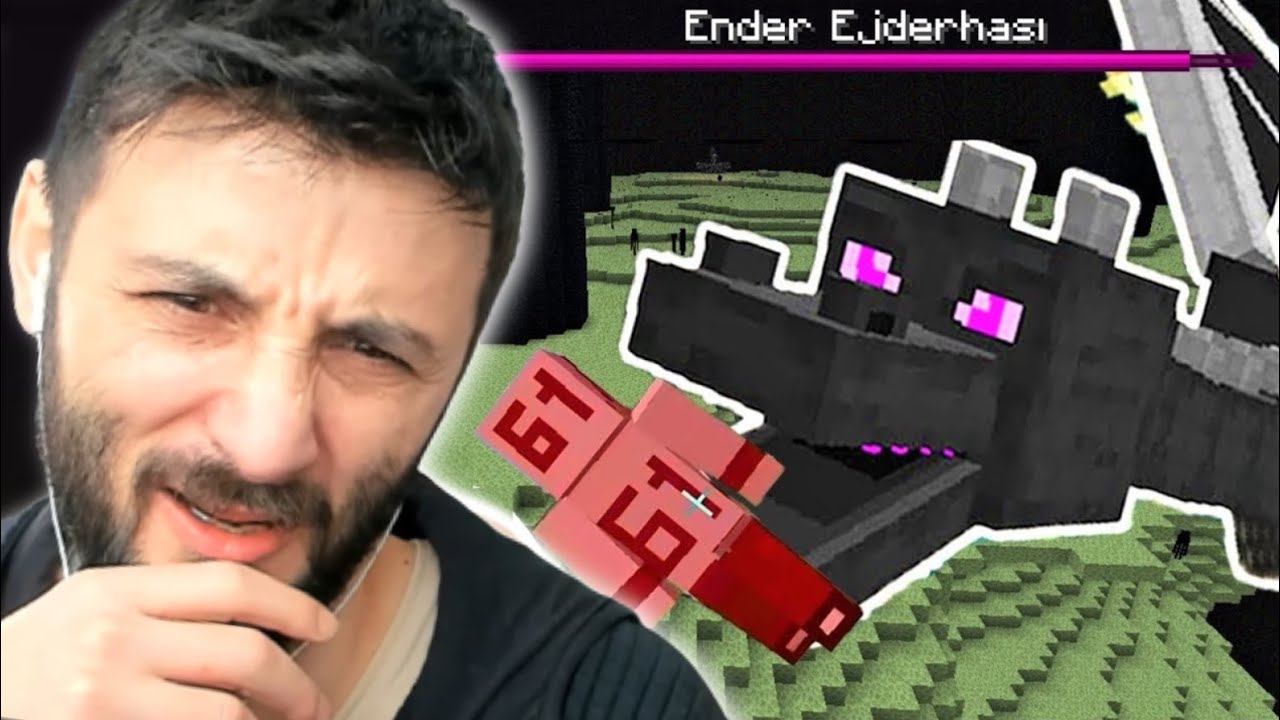 ENDER DRAGON ile HARDCORE'da SAVAŞTIK 😈 Ekiple Çölde 100 Gün Hardcore Minecraft 9.Bölüm #FİNAL