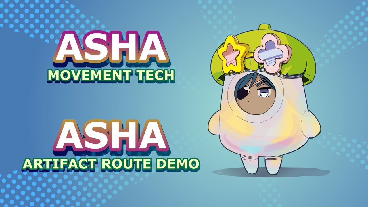 Genshin Impact: Asha Movement Tech & Artifact Route Demo