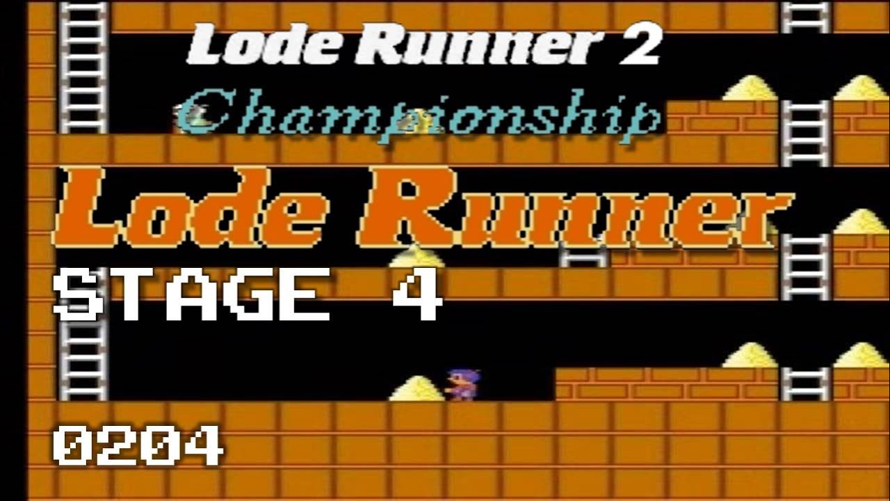 Lode Runner 2 - Stage 4 [0204]