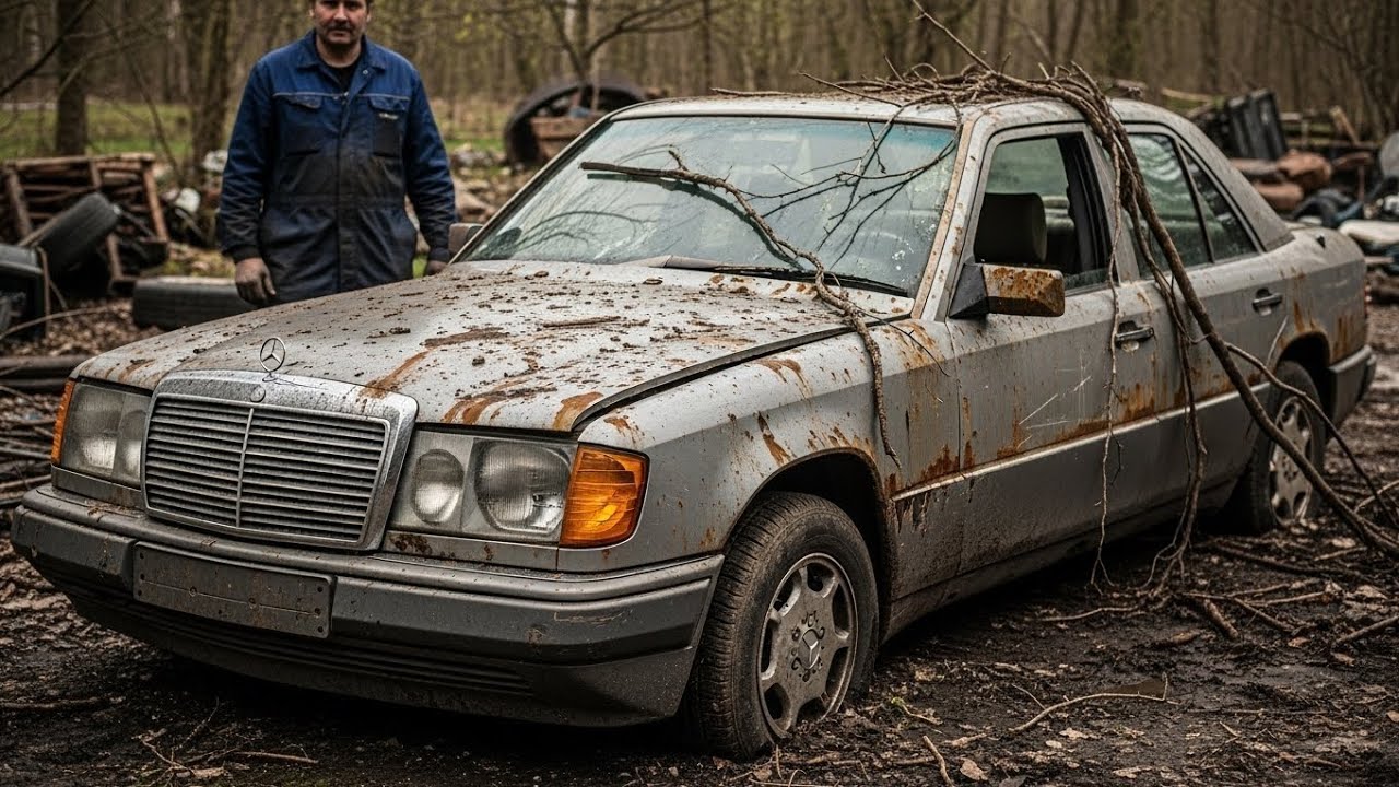 ASMR Car Restoration | Mechanic’s Full Journey to Restore 1987 Mercedes-Benz W124