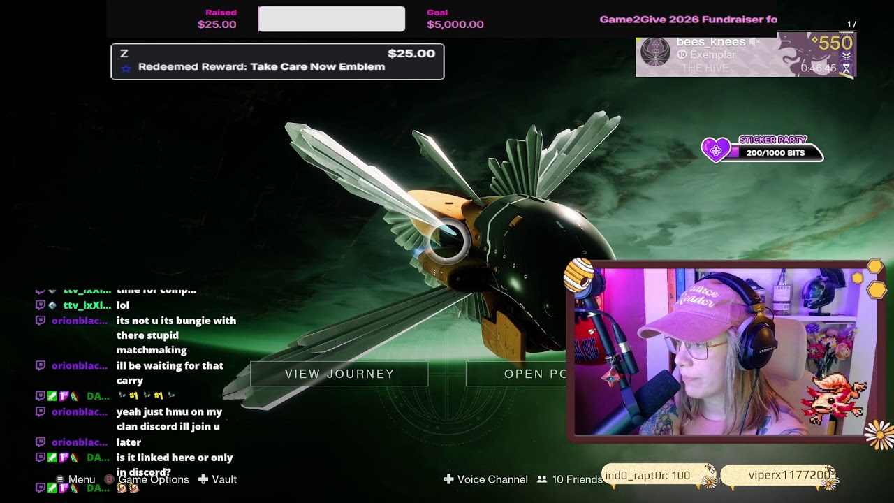 Game2Give Fundraiser started! Join the !discord XOXO