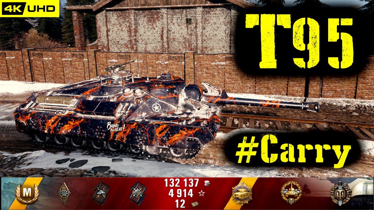 World of Tanks T95 Replay - 10 Kills 6.5K DMG(Patch 1.6.1)