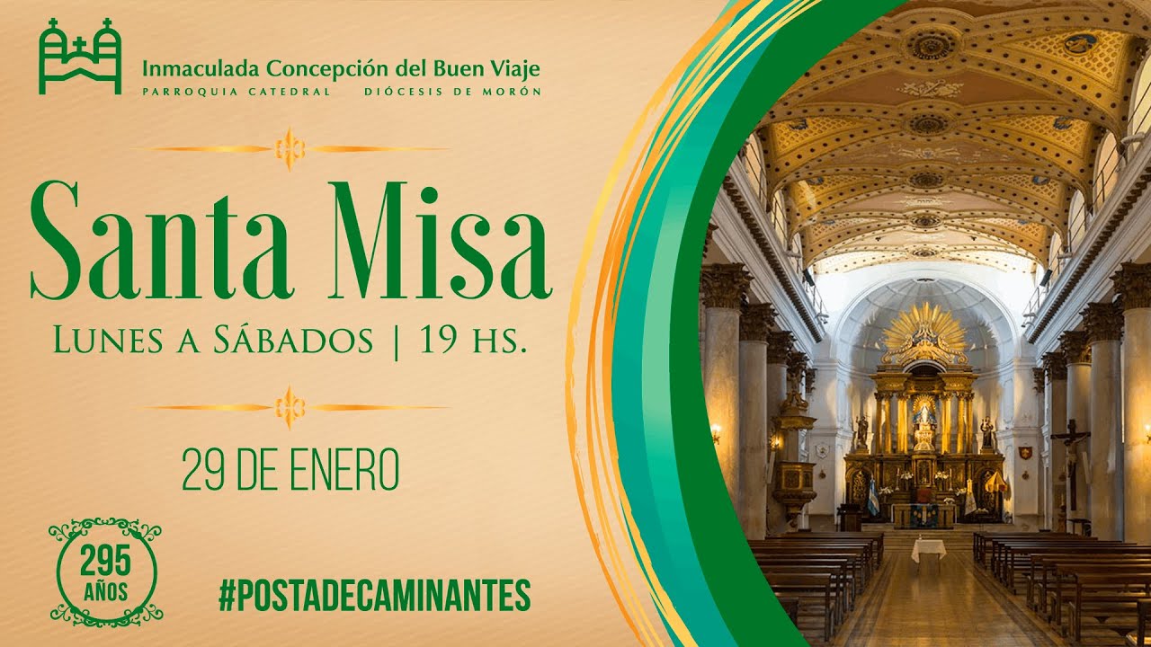 Santa Misa de hoy, Jueves 29 de Enero, en la Catedral de Morón