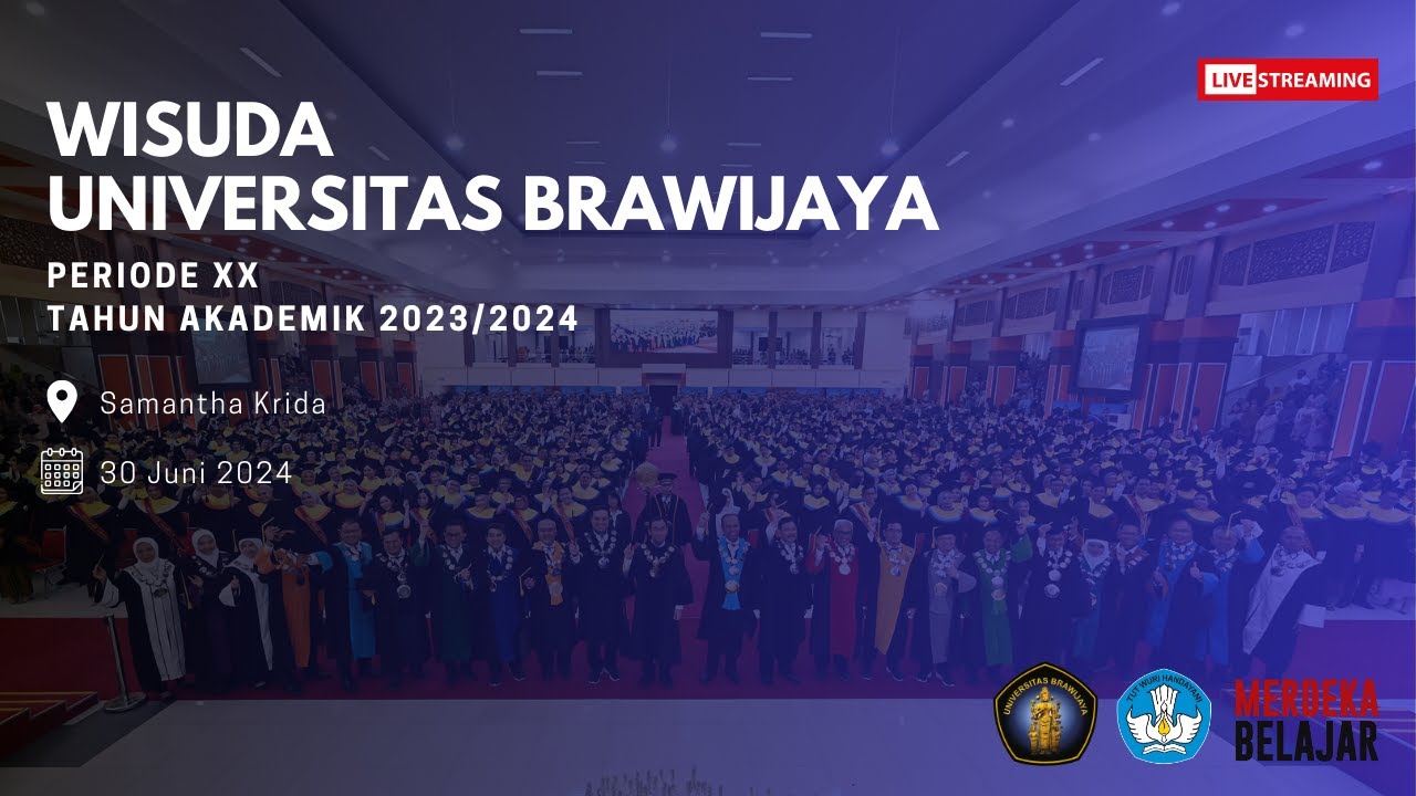 WISUDA PERIODE XX UNIVERSITAS BRAWIJAYA TAHUN AKADEMIK 2023/2024