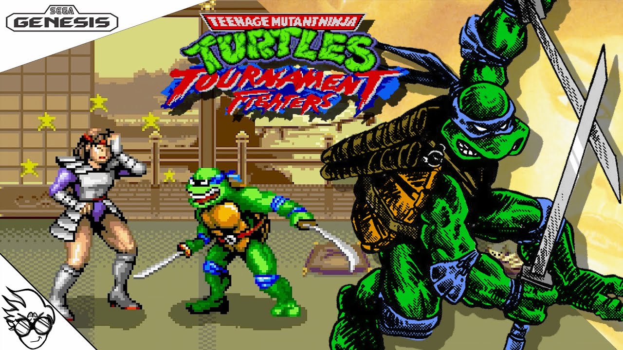 Teenage Mutant Ninja Turtles: Tournament Fighters (Sega Genesis) - Leonardo [LongPlay] - Konami