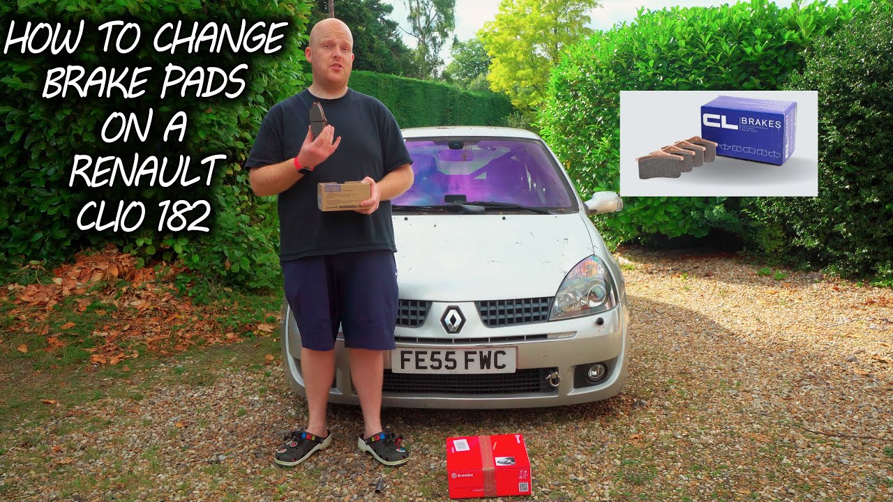 How to change brake pads on a Renault Clio 182