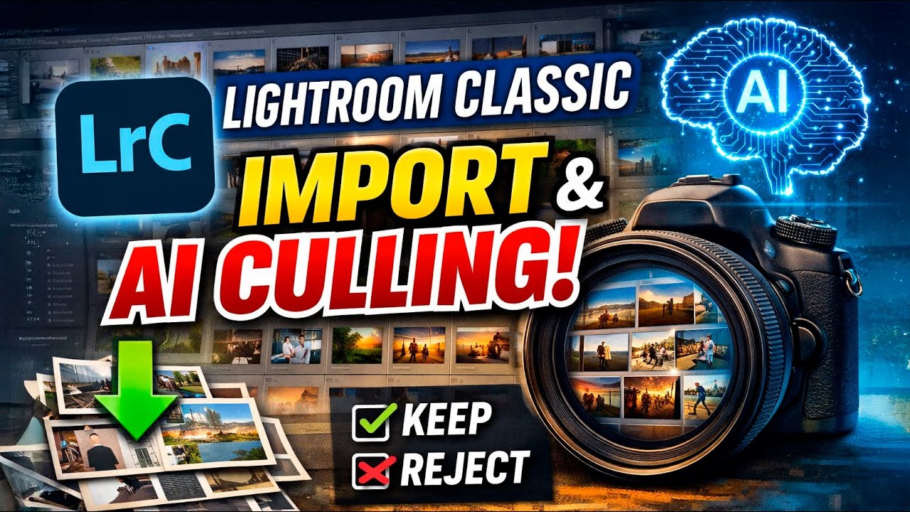 Lightroom Classic Import and AI Culling 4K