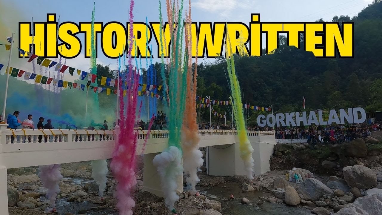 Gorkhaland Bridge Tungsoon Tea Garden Inaugurated By Shri Ajoy Edwards||RJ Sagar